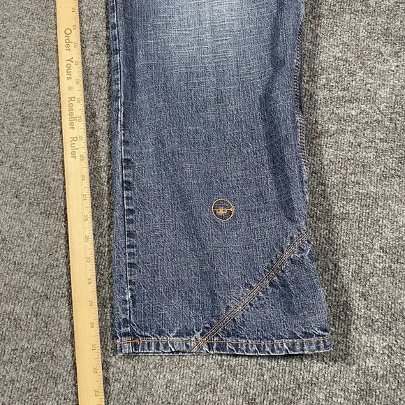 Vintage 90s MADSOUL Baggy Wide Leg Carpenter Jeans Mens 40x32 Skater Rap Hip Hop - Picture 11 of 12